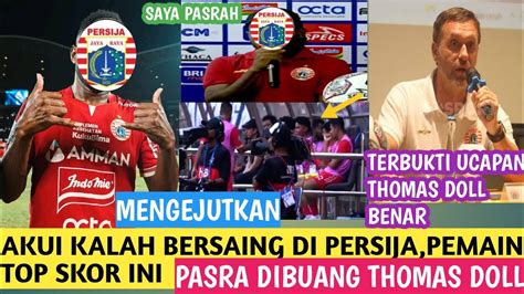 Berita Persija Mengejutkan Pemain Bintang Ini Pasra Tidak Dipilih