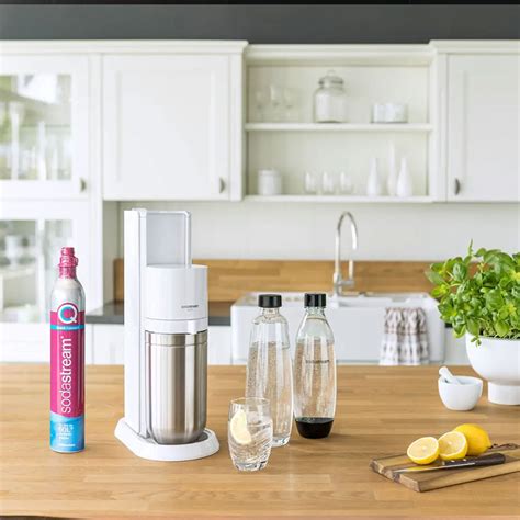 Machine Eau Gazeuse Sodastream Duo White Bouteilles