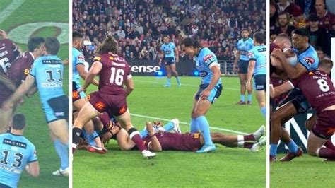 State Of Origin Absolute Carnage As Stars Knocked Out In Chaotic