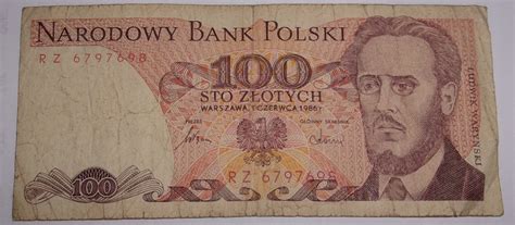 Z Otych Banknot Z Prl Polska Ludowa Ludwik Wary Ski Rok