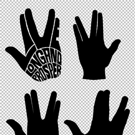 vulcan salute etsy