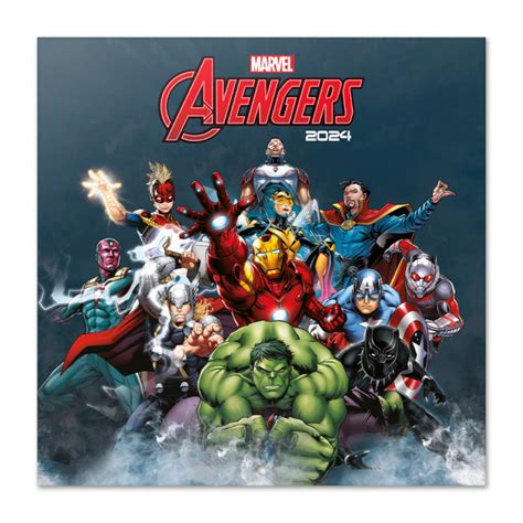 Wall Calendar Erik Marvel Comics Avengers 30x30cm (2024)