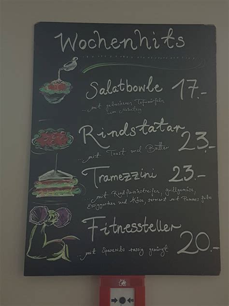 Speisekarte Von Restaurant Porthof Rapperswil Jona