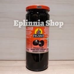 Jual Figaro Pitted Black Olives 450 Gr Acar Buah Zaitun Hitam Kab