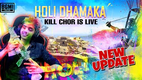 Kaisa Laga Holi Dhamaka Update Bgmi Live Youtube