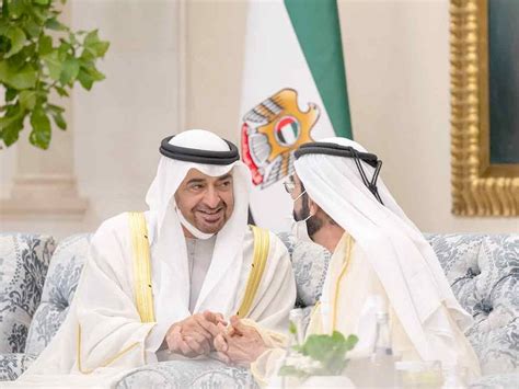 Uae President Receives Rulers Crown Princes Of All Emirates On Eid Al