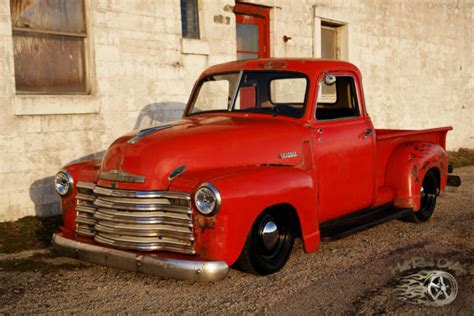 Chevy Hot Rod Rat Pickup Truck Patina Shop No Air Ride Bagged