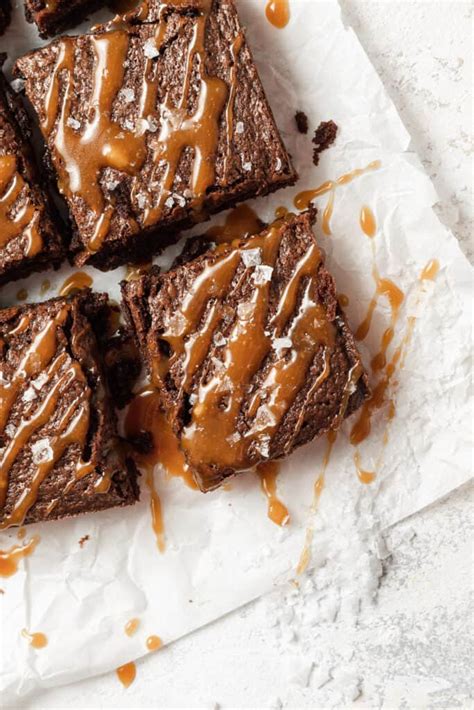 Salted Caramel Brownies Recipe Bake And Bacon Kelly Hamilton