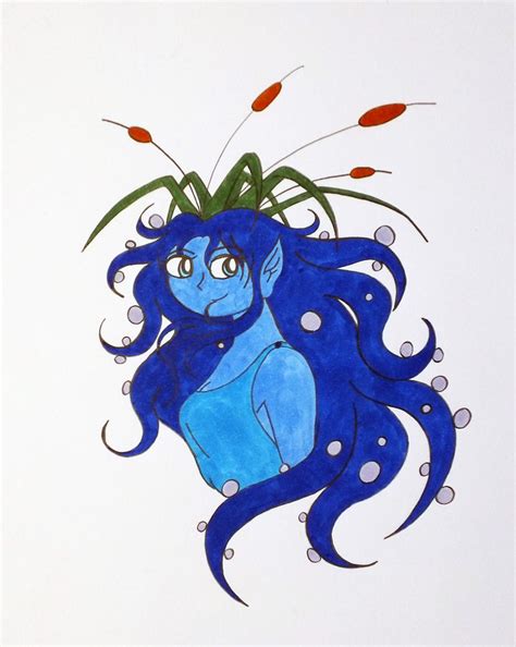 Naiad/Water Nymph Head Design by Jakegothicsnake on DeviantArt