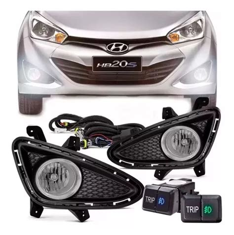 Kit Farol De Milha Hb20 2012 2013 2014 2015 Bt Trip Original