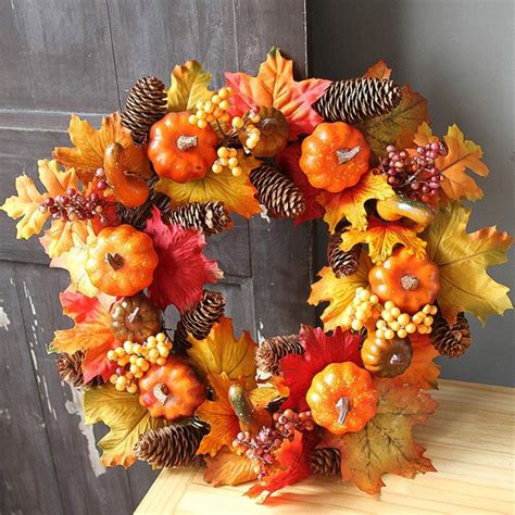 Halloween Thanksgiving Voordeur Krans Herfst Krans Vicedeal