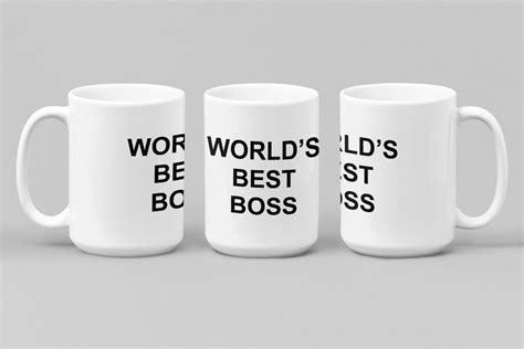 World S Best Boss The Office Mug Coffee Mug Mug For Etsy