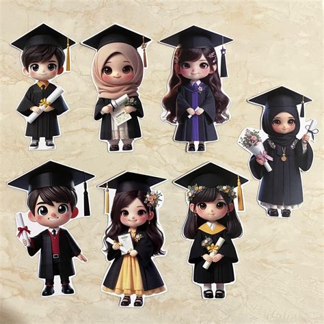 Jual Topper Wisuda Lucu 15cm Topper Buket Wisuda 15cm Topper Buket