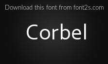 Corbel font details - Font2s.com