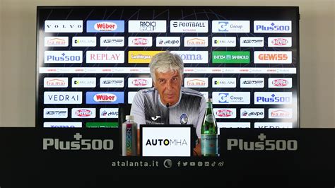 Verso Roma Atalanta Parla Gasperini Verso Roma Atalanta Parla