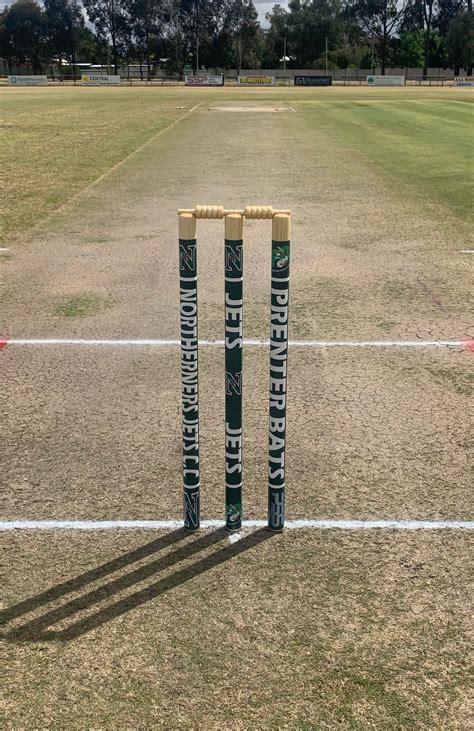 custom club stump  sticker set prenter cricket