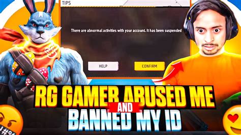 Rg Gamer Abused 🤬 Me And Called Me Hacker 😂😡 He Banned 🚫 My Id 😰 Nxt