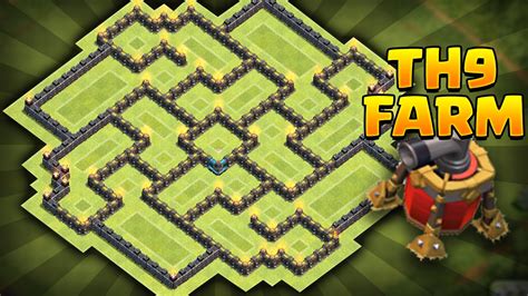 Clash Of Clans New Update Th9 Farming Base Coc Best Town Hall 9