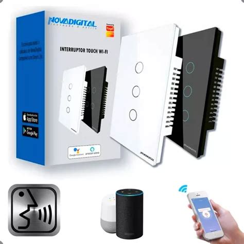 Interruptor Inteligente Wi fi Nova Digital 3 Botões Original MercadoLivre