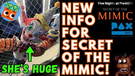 Everything We Learned About Fnaf Secret Of The Mimic At Pax West Day