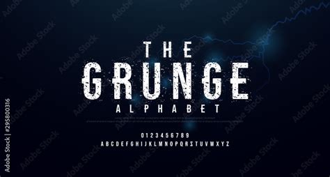 Horror scary movie alphabet font. Typography grunge design for halloween logo game fonts and ...