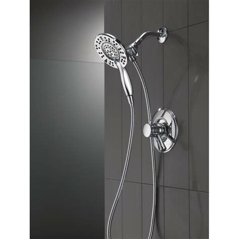 T17293 SS I I Delta Linden 17 Series Dual Function Shower Faucet Set