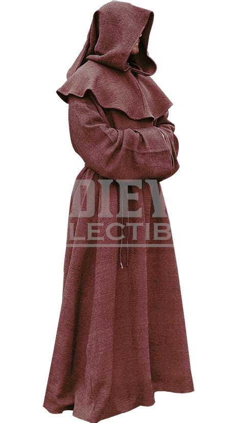 Download Ans Inc Medieval Monks Robe And Hood Set Larp Full Size Png Image Pngkit