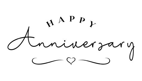 Premium Vector Happy Anniversary Hand Drawn Lettering Vector Illustration