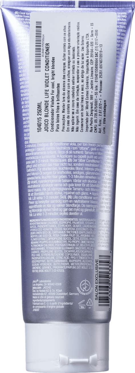 Condicionador Joico Blonde Life Violet Beleza Na Web