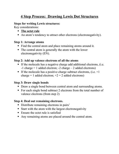 Lewis Dot Structures | PDF