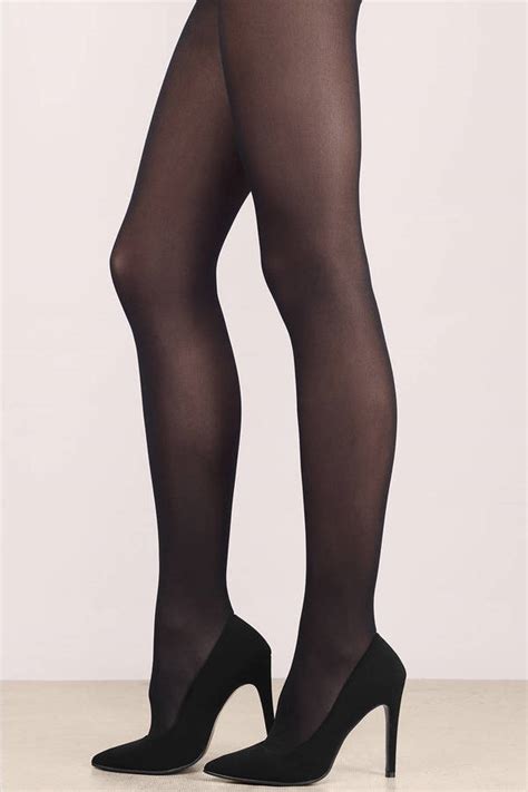 Basic Black Tights Tobi Us