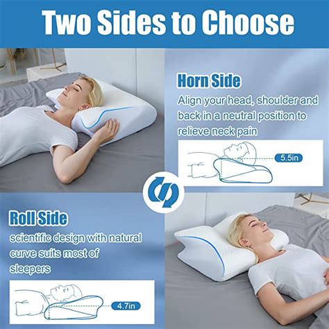 Homca Almohada Cervical De Espuma Viscoel Stica En Almohada