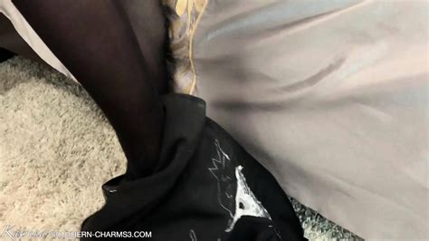 Katrina S Glass Dildo Orgasm