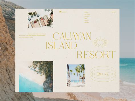 Cauayan island resort - website for resort and spa by Karina Petrosian ...