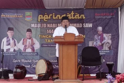 Kecamatan Tambun Utara Gelar Maulid Nabi Muhammad Saw 1444 H Rakyat