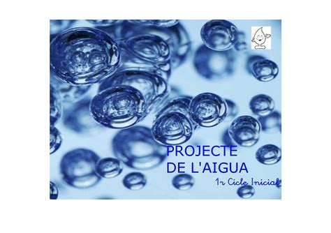 Projecte L Aigua Iniciales Ciclidos Habla Y Lenguaje