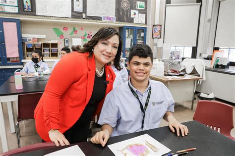 Board of Education President Iliana Chevres Visits J. Christian ...