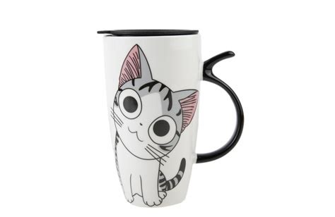 Mug G Ant Au Design Asiatique Kawaii Avec Un Chat Mignon Et Adorable