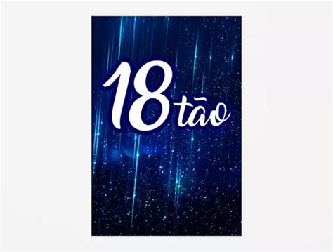 Panel vertical para fiestas de 18 años azul 1 50 x 2 20 02 MercadoLibre