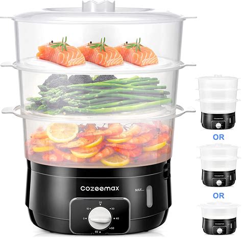 Cozeemax Vaporizador El Ctrico De Alimentos De Cuartos Para