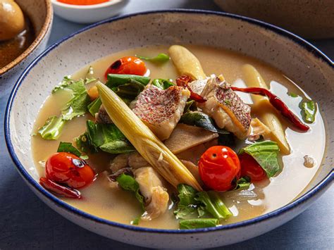 Tom Yam Pla (Thai Spicy and Sour Soup with Fish) Recipe