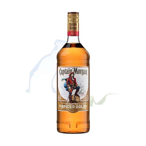 RUM Captain Morgan Spiced 1lt La Cristallina Water