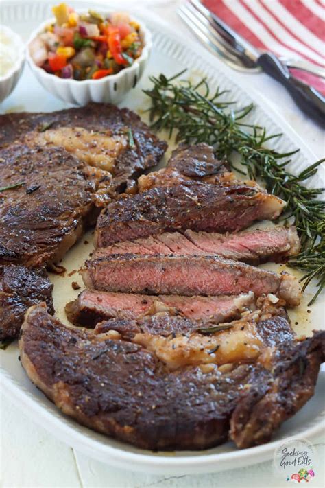 Pan Seared Ribeye Steak | Seeking Good Eats