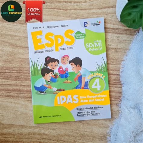 Jual Esps IPAS SD Kelas 4 Volume 1 Kurikulum Merdeka Penerbit