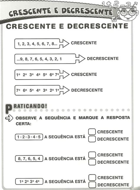 ordem crescente  decrescente ordem crescente  decrescente ordem