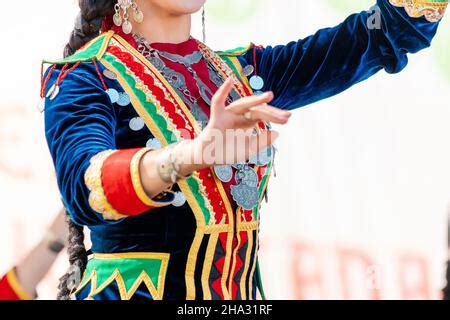 06 July 2021 Ufa Russia National Bashkir Women Dance In Traditional