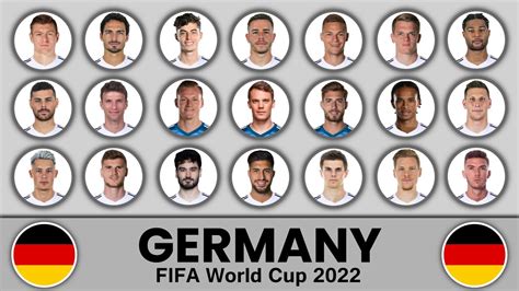 Germany Football Squad In Fifa World Cup 2022 ★ Germany Football Team