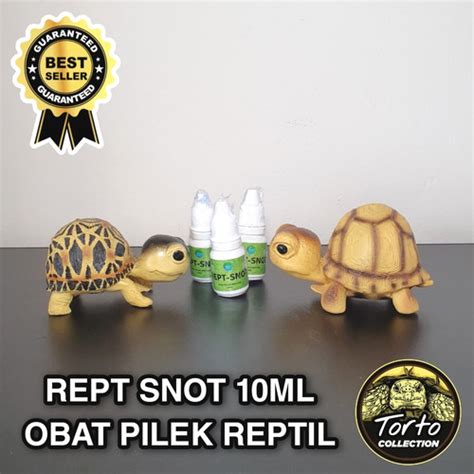 Jual REPT SNOT OBAT PILEK REPTIL TORTO SULCATA LEMAS HIDUNG BERAIR