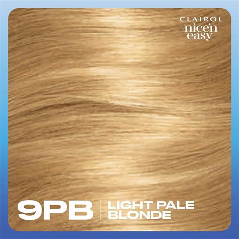 Clairol Nice N Easy Cr Me Oil Infused Permanent Hair Dye 9PB Light Pale Blonde 30ml Buy Now