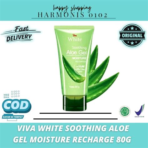 Jual Viva White Soothing Aloe Gel Moisture Recharge 80g Viva White Aloe Gel Viva Aloe Gel